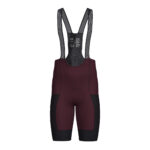 Culotte corto GRAVEL con tirantes MATHIEU Garnet
