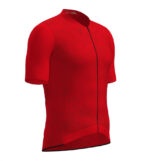 Maillot ciclismo manga corta unisex ALCOLA SHABBY RED - Imagen 2