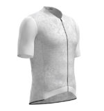 Maillot ciclismo manga corta unisex ALCOLA SHABBY GREY - Imagen 2