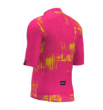 Maillot ciclismo manga corta unisex AXENIA FLUOR PINK - Imagen 4
