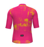 Maillot ciclismo manga corta unisex AXENIA FLUOR PINK - Imagen 3