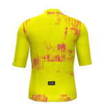 Maillot ciclismo manga corta unisex AXENIA FLUOR YELLOW - Imagen 3