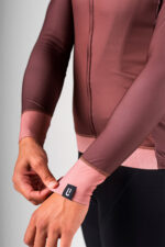 Maillot ciclismo manga larga hombre ANCARES Chocolate - Imagen 3