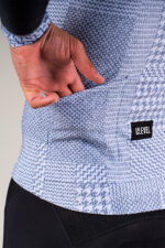 Maillot ciclismo manga larga invierno GIANNI Houndstooth - Imagen 4