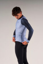 Maillot ciclismo manga larga invierno GIANNI Houndstooth - Imagen 2