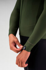 Maillot ciclismo manga larga invierno MISTRAL Verde - Imagen 4